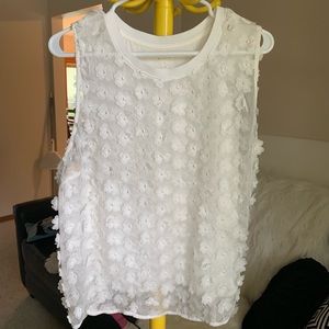 Sheer multi floral top